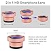 VICTONY Phone Lenses Kit Professional HD Phone Lens,0.45x 110° Wide Angle + 10x Macro Clip-on Cell Phone Camera Lenses Kit for iPhone/iPad/Samsung & Most Smartphones
