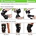 DISUPPO Hinged Knee Brace Support Women Men, Adjustable Open Patella Stabilizer for Sports Trauma, Sprains, Arthritis, ACL, Meniscus Tears, Ligament Injuries (Black, Medium(12.2-14/31-35.5cm))