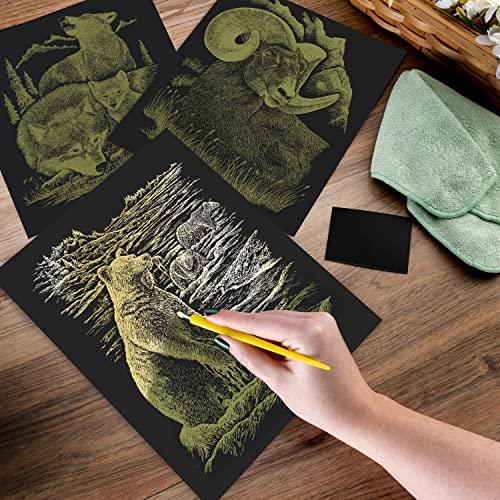 Royal & Langnickel Foil Engraving Art Kit Value Pack 8.75"X11.5", Gold