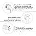 Bluetooth Earbuds Wireless Headphones Stereo In-Ear Earpieces Earphones With Noise Canceling Microphone Built-in Mic Headset for iPhone and Androids (White)