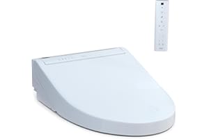 TOTO® WASHLET® C5 Electronic Bidet Toilet Seat with PREMIST and EWATER+ Wand Cleaning, Elongated, Cotton White - SW3084#01