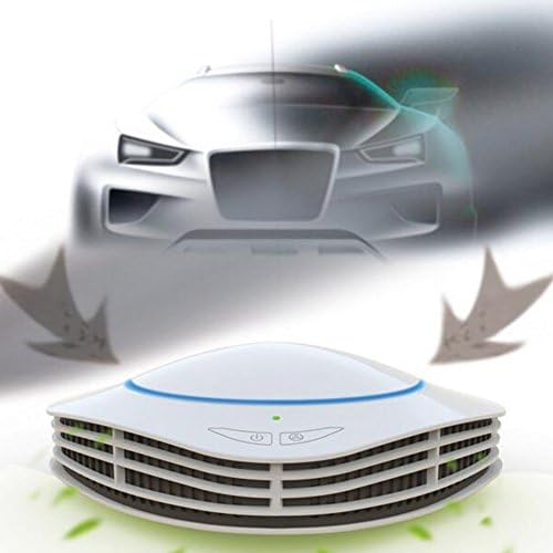 Car Air Purifier, Smart Mode Led light True True HEPA Air Purifier, Car Air Freshener Air Cleaner with Cigarette Adapter