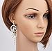 Temperament Of Fashion Long Stars And The Moon Diamond Earrings (Gold)