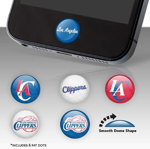 NBA LA Clippers Fathead® Fat Dots™ Button Decals
