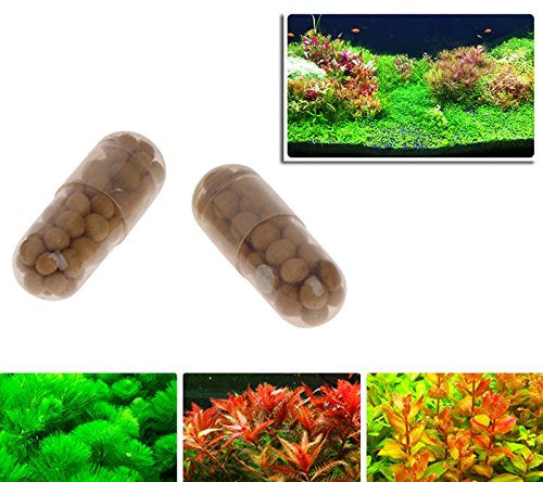 Shoresu 40 Pieces Aquatic Plant Water Root Fertilizer Condensed Aquarium Fish Tank Cylinder
