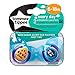 Tommee Tippee Every Day Pacifiers, Symmetrical Design, BPA-Free Silicone Binkies, 6-18m, 2-Count, Colors and Designs Vary