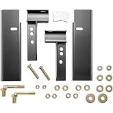RealTruck BACKRACK Hardware Kit for use w/Standard Bed, Black, No Drill | 30117 | Fits 2002-2025 RAM 2500/3500 All Beds; 2002-2025 RAM 1500 6.5' &amp; 8' Bed