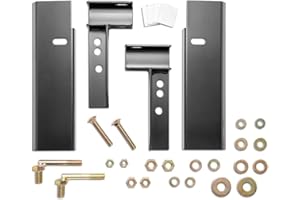RealTruck BACKRACK Hardware Kit for use w/Standard Bed, Black, No Drill | 30117 | Fits 2002-2025 RAM 2500/3500 All Beds; 2002-2025 RAM 1500 6.5' & 8' Bed
