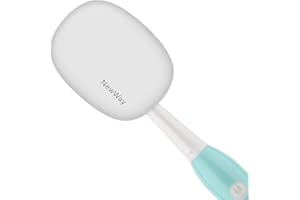 NewWay Mini Toothbrush Sanitizer Cover Rechargeable Travel Toothbrush Case with Holder for Houshold and Traving or Business Trip White