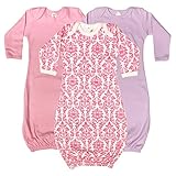 The Laughing Giraffe Baby Girl Sleep Sack Gown (3-Pack)