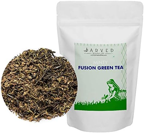 Jarved Minty Fusion Green Tea: Moroccan Mint and Green Tea.(200g, Makes 100 Cups) Special Introductory Price