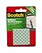 3M Scotch Indoor Mounting Squares, 1-Inch, 48-Square, 4-PACK