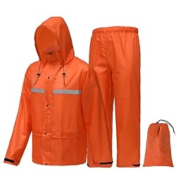 LOOGU Men's Rain Suit - Rain Gear for Men
