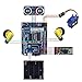 UCTRONICS Bluetooth Robot Car Kit for Arduino with UNO R3, HC-SR04 Ultrasonic Sensor, HC-05 Bluetooth Module, Infrared IR Wireless Remote Controller, L293D Motor Control Shield, Micro Servo Motor 9g