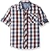U.S. Polo Assn. Boys' Little Boys' Long Sleeve Single Pocket Sport Shirt, Sour Cream Winter White, 5/6