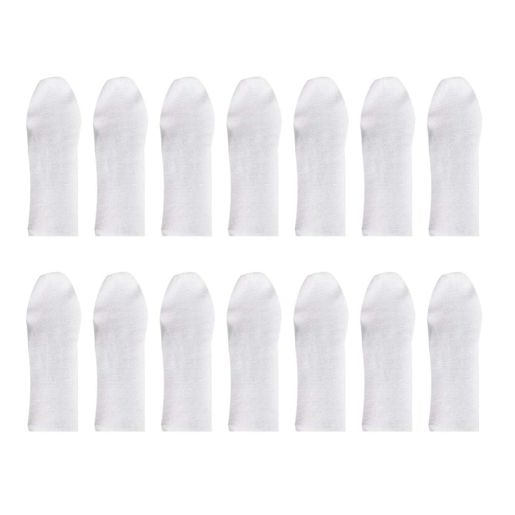 FRCOLOR Disposable Finger Cots Cotton Finger Toe Sleeves Thumb Protector Fingertips Cushion Fabric Finger Gloves Finger Protection 150pcs