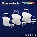 ZenToes 6 Pack Gel Toe Separators with No Loop for Bunions and Corns - Corrector Pads Provide Bunion Relief and Prevent Toe Rub (Small)