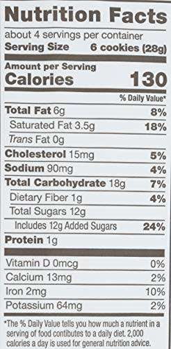 THINSTERS COOKIES, BROWNIE BATTER COOKIE THINS, 4 OZ PACK