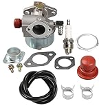 Panari 632795A Carburetor + Primer Bulb for Tecumseh 632046A 632078A 632099 TVS90 TVS105 TVS115 TVS120 TVS75 TVS100 ECV100 Engine Craftsman 4.5HP 5HP Craftsman Eager 1 Lawnmower
