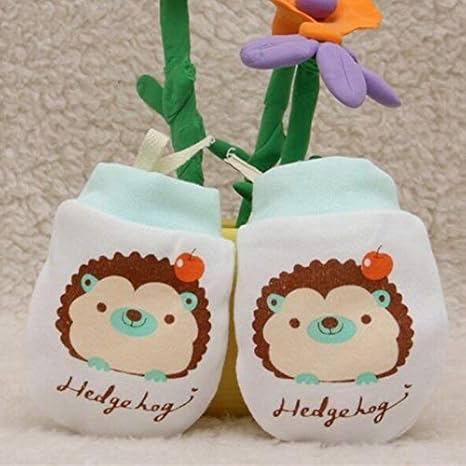 drawstring baby mittens