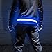 BSEEN LED Running Waist Belt - Rechargeable Reflective Gear Glowing Light Up Waistband Flashing Safety Light Belt for Runners, Joggers, Walkers, Pet Owners, Cyclists (Blue)