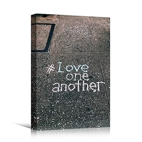 signwin Canvas Wall Art Painted Words Bedroom Industrial...