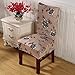 Stretch Removable Washable Short Dining Chair Protect Cover Slipcover (1, 19)