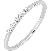 Bony Levy 18K White Gold Diamond Mika Stackable Ring