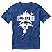 TeeINKS Fortnite Fan Blue T Shirt (Small)