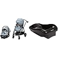 Maxi-Cosi Zelia_ Luxe 5-in-1 Modular Travel System, Choose Between 5 Modes of use & Mico 30 Stand-Alone Additional Infant Car Seat Base, Black, One Size