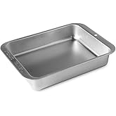 Nordic Ware Naturals Compact Rectangular Pan - Natural Uncoated Aluminum, Toaster Oven and Broiler Safe