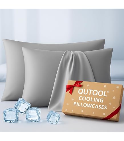 King Size TENCEL Lyocell Pillowcases (Set Of 2) - Cooling, Scalloped Edge, Envelope Closure For Hot Sleepers