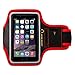 Gear Beast Sport Gym Running Armband with Key Holder and Reflective Safety Band for iPhone 6s, 6, Galaxy S7, S6, S6 Edge, S5, Motorola Moto G, Moto E, Moto X, Droid Maxx, Droid Turbo, Other