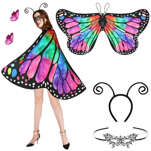 Short Style-gradient Rose Red and Green