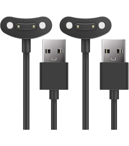 TUSITA Chargeur Compatible Avec TicWatch Pro, TicWatch Pro 2020 - Socle De Câble De Chargement USB 3,3ft 100cm - Accessoires Pour Montre Intelligente
