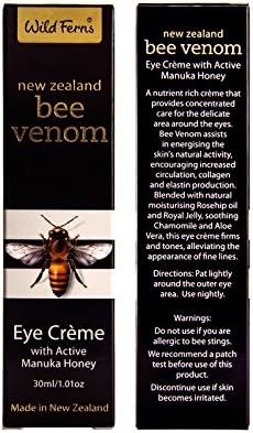 Parrs Bee Venom Eye Cream with Active Manuka Honey 30ml/1.01oz Made in New Zealand
