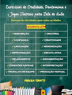 Livro Exercícios de Oralidade, Pantomima e Jogos Teatrais para Sala de Aula