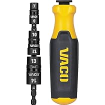 専用トランプ4つ VACO VAC4092 2-in-1 Impact Flip Socket Set, 1/4-Inch Drive