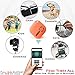 Bluetooth Key Finder Keychain GPS Tracker for Keys with App - Tracking Device for Phone, Keys, Luggage, Backpacks, Wallets, More - Bluetooth Anti-Lost Device Locator Tags - GPS Tracking Chip by Rinex