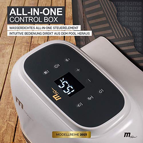 Miweba MSpa aufblasbarer Whirlpool Outdoor Mono F-MO061 | Rund ⌀ 173.0 cm - 6 Personen Spa Pool aufblasbar - Ozon & UV-C… – Bild 7