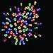 Festive Christmas String Lights, Battery Operated Timer LED, Multicolor, 100 bulbs