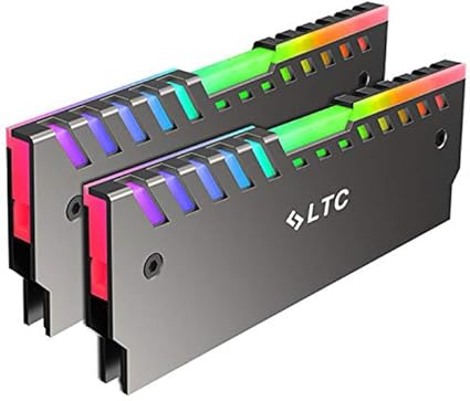 Amazon Ltc メモリクーラー Pc用 冷却 メモリクーラーヒートシンク Rgb Led ライト効果 レインボー照明効果 Ram Pc ゲーム オーバークロック Mod Ddr Ddr3 Ddr4 2個 Ltc ヒートシンク 通販