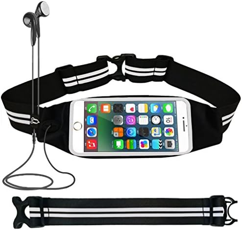 iPhone X Running Belt, BUMOVE Running Pouch Phone Holder for Women, Men fit Galaxy Note 8/S8 Plus/S8+/S7 Edge, iPhone 6/6S Plus, Google Pixel 2 XL Plus with OtterBox Defender, LifeProof Case