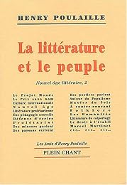 La  littérature et le peuple