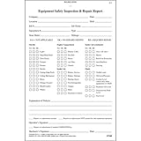 General Equipment Inspection Book - Stock (Qty: 25 Units)