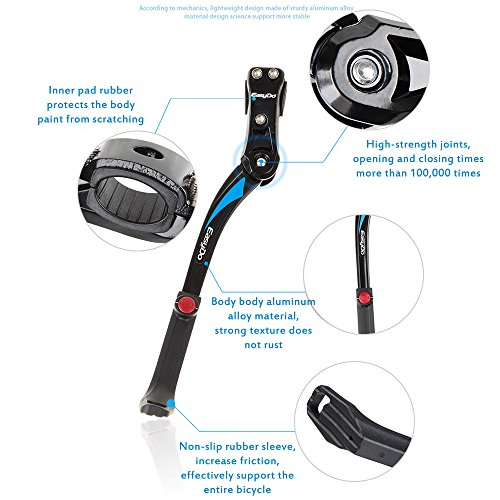 EZYoutdoor Bike Kickstand 24'' 26'' 28'' Bicycle Road Mountain Aluminum