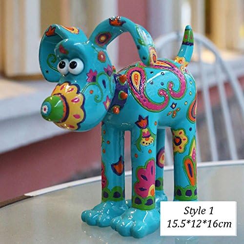 FULL WERK Creative Colorful Sheep Sean Resin Doll Mini Dashboard Decorations Car Home Ornaments Best Birthday Holiday Gift (#1)