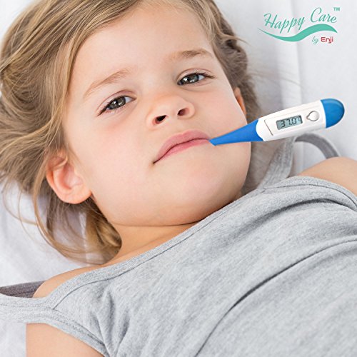 Bundle of Best FDA Fast 10 Sec Digital Medical Thermometer for Oral, Rectal Axillary armpit Underarm and 100 unit Probe Cover Box, clinical Detecting Fever in Infant, Babies, Children Adults and Pet - Thumbnail 3