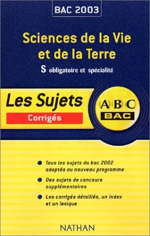 Sciences de la vie et de la terre, S