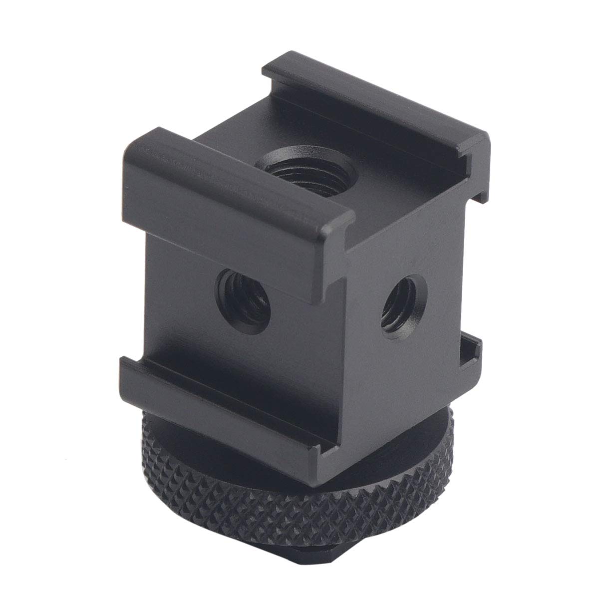 Zhiyou Triple Shoe Mount Bracket for Flash Lights, Monitors, Microphones, Audio Recorder